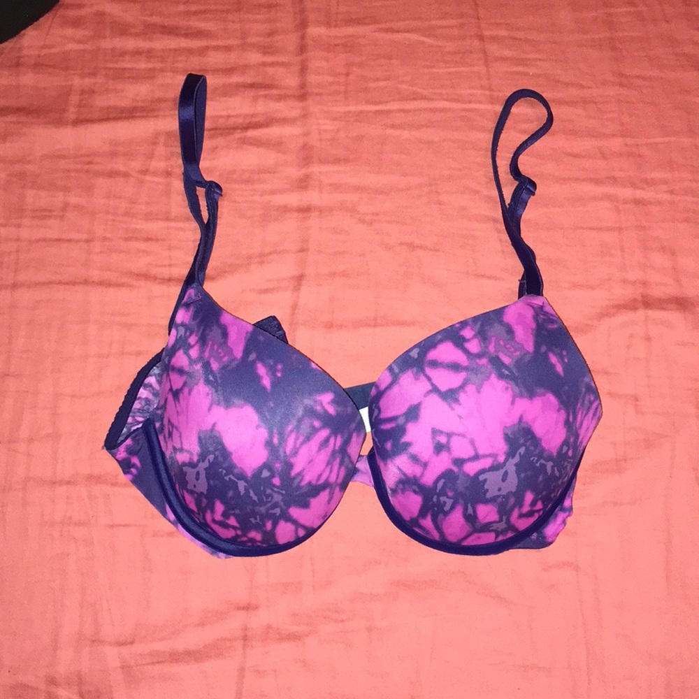Cute blue and pink Victoria secret Pink bra